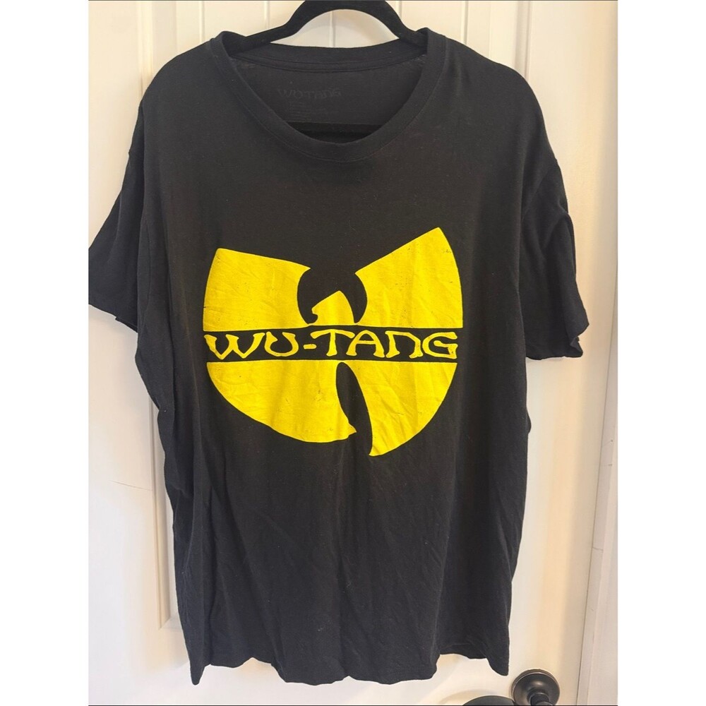 Official Wu-Tang Clan Classic Yellow Logo Graphic T-Shirt - 2XL XXL Tee